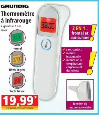 Norma Thermomètre à infrarouge offre