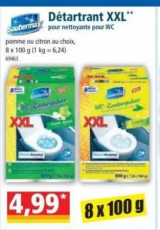 Norma Détartrant xxl offre
