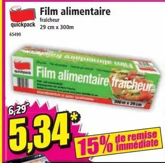 Norma Film alimentaire offre