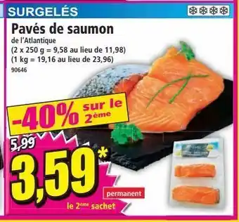 Norma Pavés de saumon offre