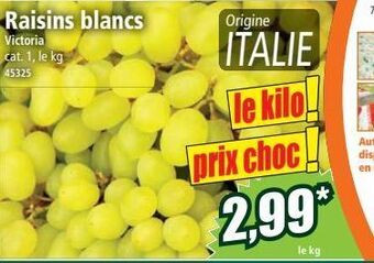 Norma Raisins blancs offre