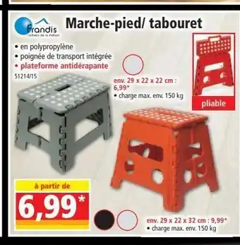 Norma Marche-pied / tabouret offre