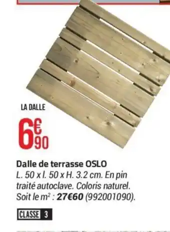 Bricorama Dalle de terrasse OSLO offre