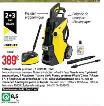 Bricorama Nettoyeur haute pression K7 POWER HOME offre