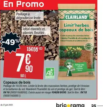 Copeaux de bois