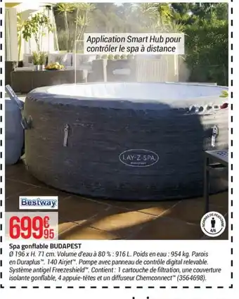 Bricorama Spa gonflable BUDAPEST offre