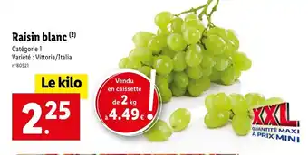 Lidl Raisin blanc (2) offre