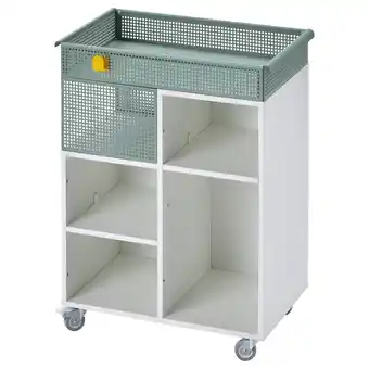 IKEA Övning desserte, blanc/gris vert, 54x33 cm offre