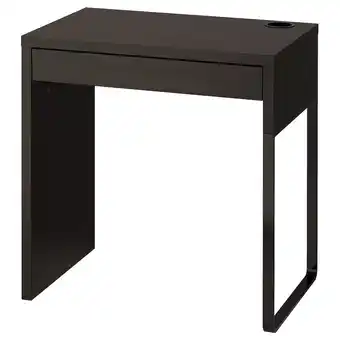 IKEA Micke bureau, brun noir, 73x50 cm offre