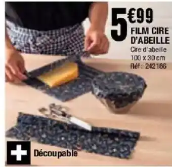 La Foir'Fouille Film cire d'abeille offre