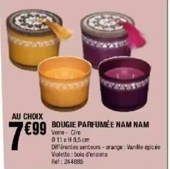 La Foir'Fouille Bougie parfumée nam nam offre