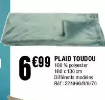 La Foir'Fouille Plaid toudou offre
