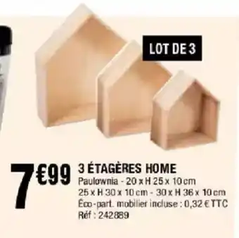 La Foir'Fouille 3 Étagères home offre