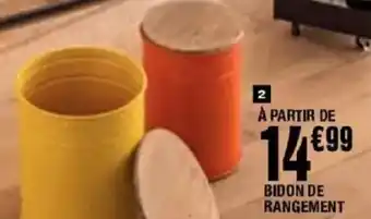 Bidon de rangement