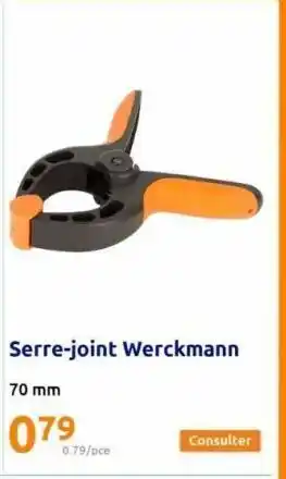 Action Serre-joint werckmann offre