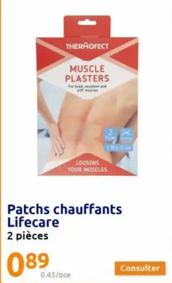 Action Patchs chauffants lifecare offre
