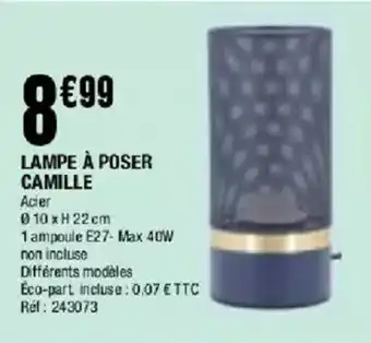 La Foir'Fouille Lampe à poser camille offre