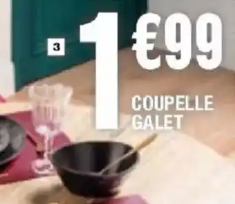 Coupelle galet