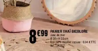 La Foir'Fouille Panier thaï bicolore offre