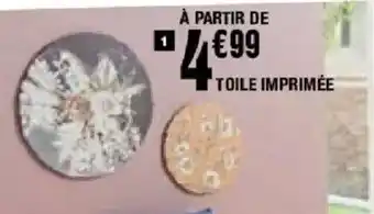 La Foir'Fouille Toile imprimée offre