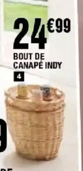 La Foir'Fouille Bout de canapé indy offre