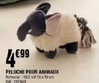 La Foir'Fouille Peluche pour animaux offre