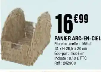 La Foir'Fouille Panier arc-en-ciel offre