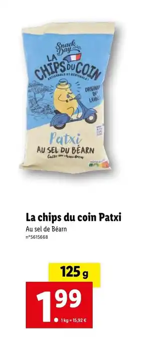 Lidl La chips du coin Patxi offre