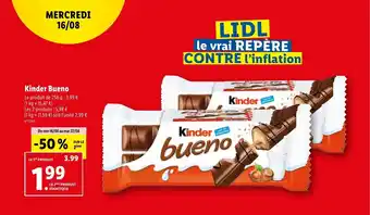 Lidl Kinder Bueno offre