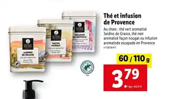 Lidl Thé et infusion de Provence offre