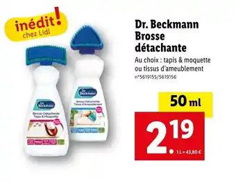 Lidl Dr. Beckmann Brosse détachante offre