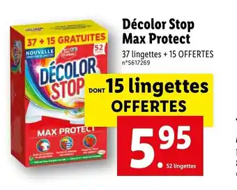 Lidl Décolor Stop Max Protect offre