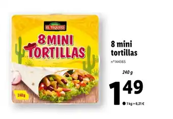 Lidl 8 mini tortillas offre