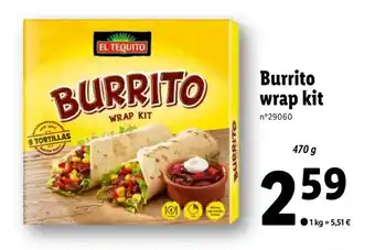 Lidl Burrito wrap kit offre