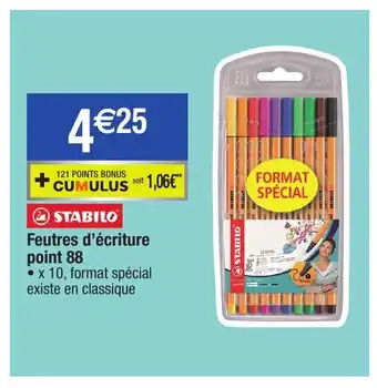 Feutres d'écriture point 88