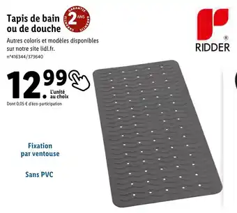 Lidl Tapis de bain ou de douche offre