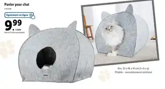 Lidl Panier pour chat offre