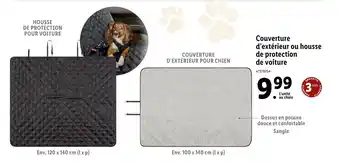 Lidl Couverture d'extérieur ou housse de protection de voiture offre