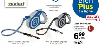 Lidl Laisse à enrouleur offre
