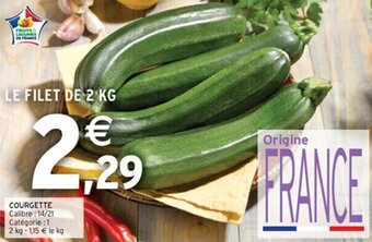 Intermarché Express COURGETTE offre