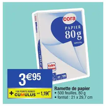 Ramette de papier