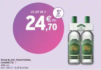 Intermarché Express RHUM BLANC TRADITIONNEL CHARRETTE offre