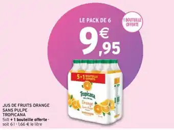 JUS DE FRUITS ORANGE SANS PULPE TROPICANA