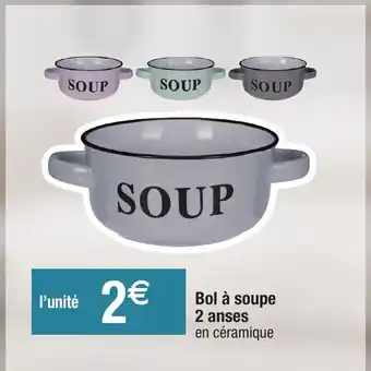Migros Bol à soupe 2 anses offre