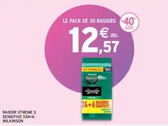 RASOIR XTREME 3 SENSITIVE X24+6 WILKINSON