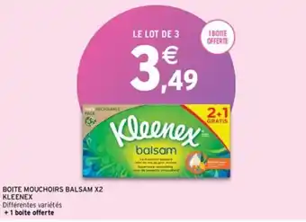Intermarché Express BOITE MOUCHOIRS BALSAM X2 offre