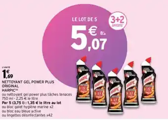 Intermarché Express NETTOYANT GEL POWER PLUS ORIGINAL HARPIC offre