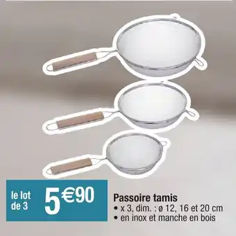 Passoire tamis