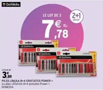 Intermarché Express PILES LR6/AA 8+4 GRATUITES POWER + offre