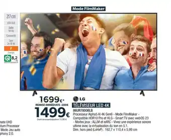 TÉLÉVISEUR LED 4K